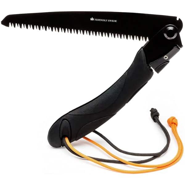 Folding-Hand-Saw-with-Ergonomic-TPR-Handle-and-8-Inch-Blade-by-The-Friendly-Swede-for-Gardening-Survival-Bushcraft-Camping-Black