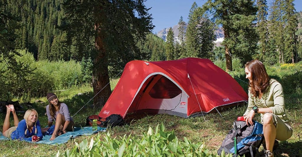 Coleman Hooligan Backpacking Tent Red