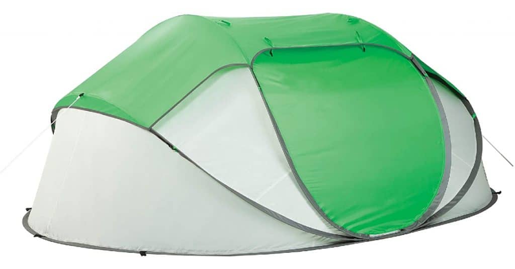 Green Coleman 4-Person Pop-Up Tent