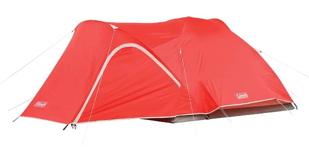 Red Coleman Hooligan Backpacking Tent