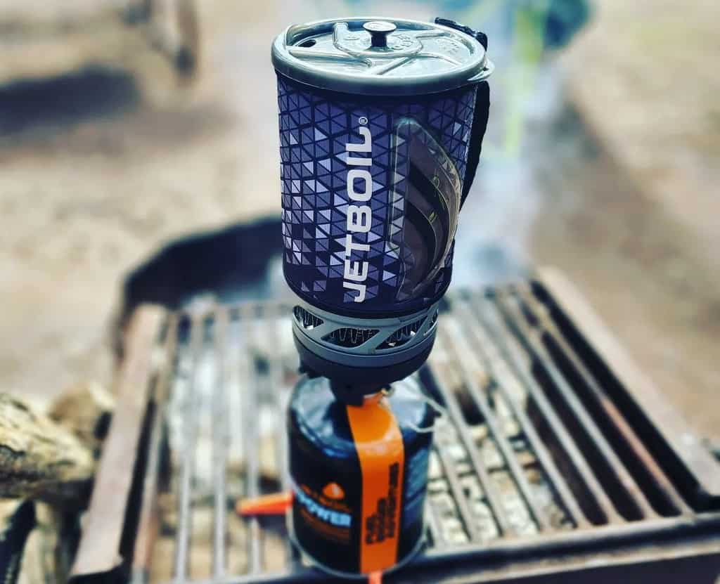 jetboil gas warmer close-up