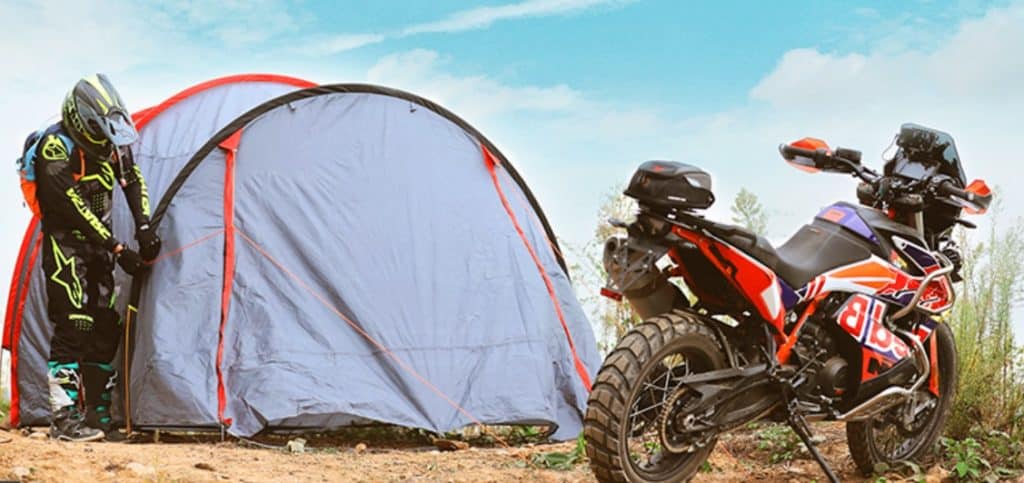 Tent for motorcycles wolf walker